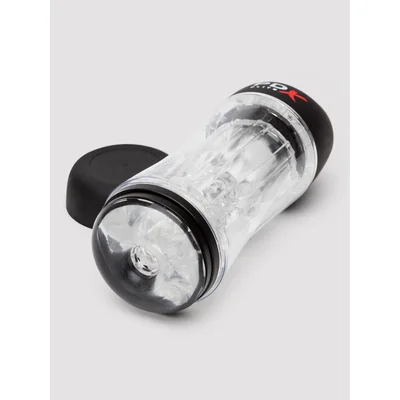 pdx elite viewtube pro super suction vibrating male masturbator clear