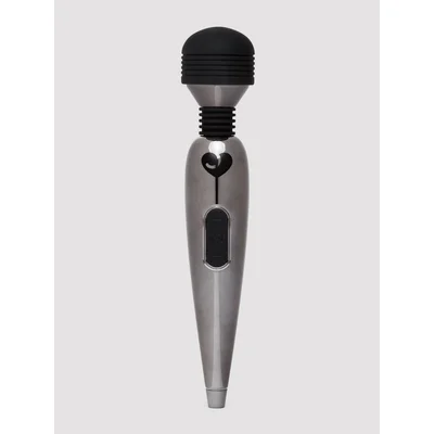 lovehoney deluxe rechargeable mini massage wand vibrator grey