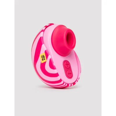romp spin travel rechargeable clitoral stimulator orange