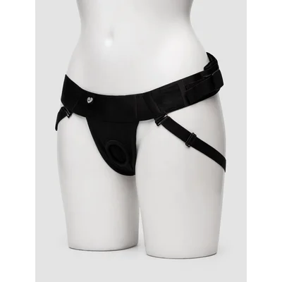 lovehoney premium strap on harness black