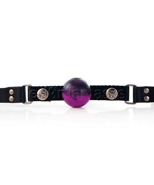 Silicone removable small ball gag
