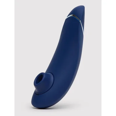 womanizer premium rechargeable clitoral suction stimulator blue