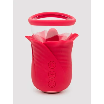 lovehoney rose pussy pump with clitoral stimulator red