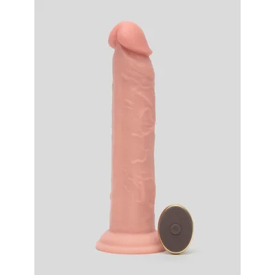king cock elite dual density remote control vibrating realistic dildo 85 inch flesh pink