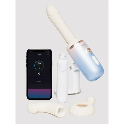 lovense spinel app control compact warming sex machine white