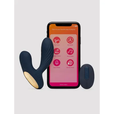 svakom vick neo 2 app controlled heating and vibrating prostate massager blue