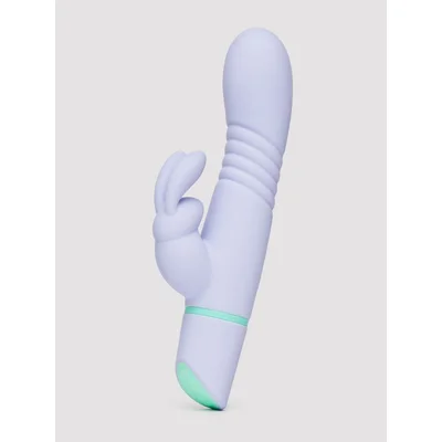 love bunny thrusting rabbit vibrator purple