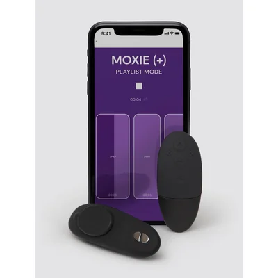 we vibe moxie app and remote controlled wearable clitoral knicker vibrator black