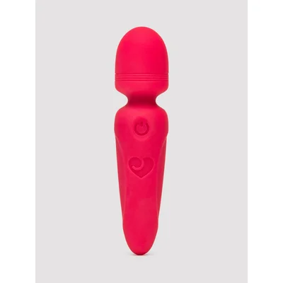 lovehoney red silicone mini wand vibrator red