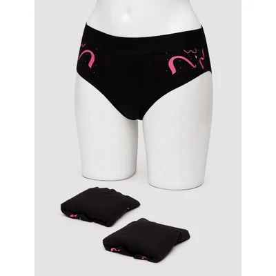 intimina bloom period underwear 3 pack large black