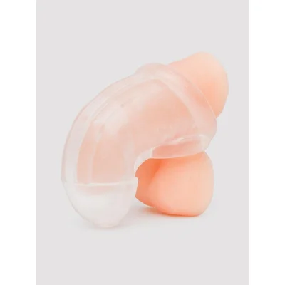 oxballs cock lock clear flexible chastity cage clear
