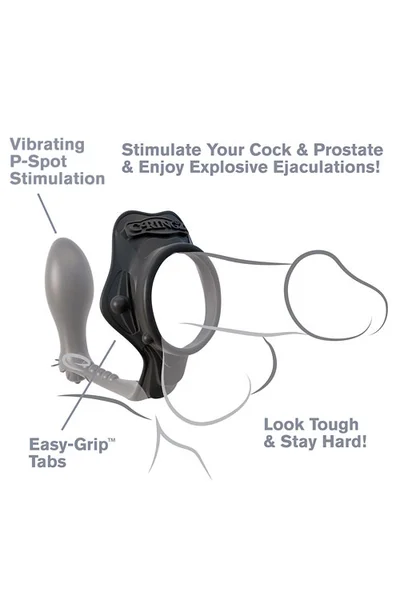 Pipedream Cock Ring & Vibrating Anal Plug — image 6 of 6