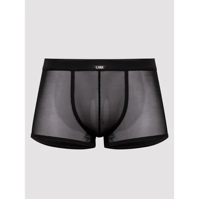 lhm microfibre mesh boxer shorts l xl black
