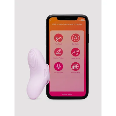 svakom echo 2 app controlled flexible finger vibrator purple
