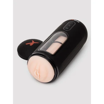 pdx elite vibrating mega milker realistic masturbator flesh pink