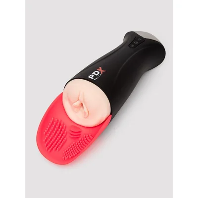 pdx elite fuck o matic pro xl realistic suction masturbator flesh pink