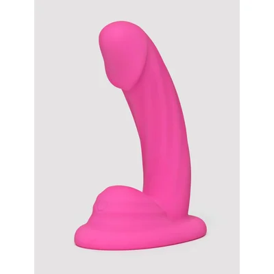 g ride rechargeable easy ride vibrating dildo pink