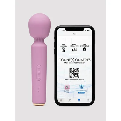 svakom emma neo mini app controlled wand massager purple
