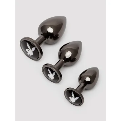 playboy pleasure 3 ways anal training kit black