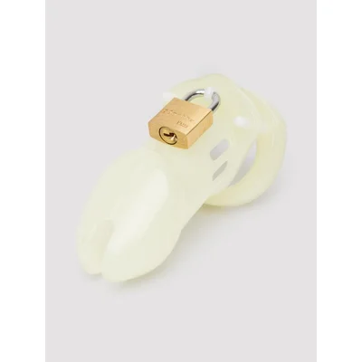 cb 6000 male glow in the dark chastity cage kit green