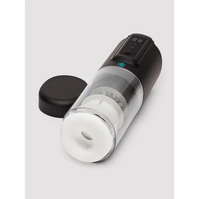 blowmotion rechargeable thrusting rotating male masturbator black