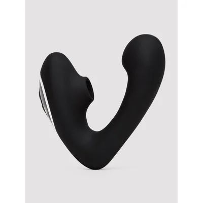 fifty shades of grey greedy girl duet dual stimulator with clitoral suction black