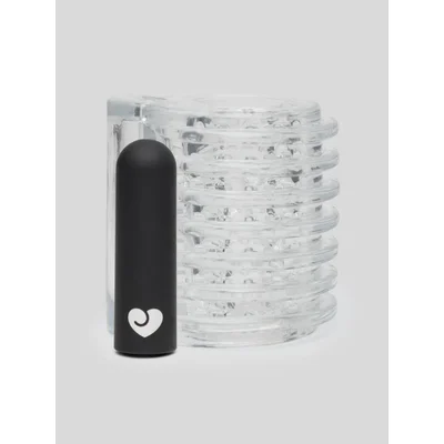 lovehoney head master rechargeable vibrating blow job stroker clear