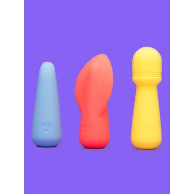 lovehoney mon ami trio of vibrating massagers blue