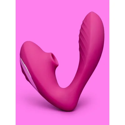 lovehoney mon ami g spot and clitoral suction stimulator red