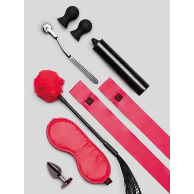 lovehoney sensation play bondage kit red