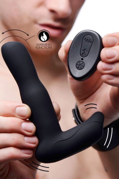 Under Control 6" Vibrating & Stroking Prostate Massager with Heating & Remote