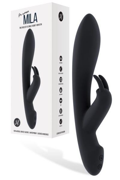 JÌL Mila Deluxe 8.7" Flexible Rabbit Vibrator