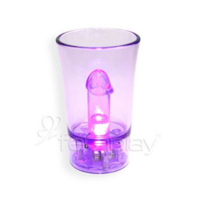 Light Up Willy Surprise Shot Glass