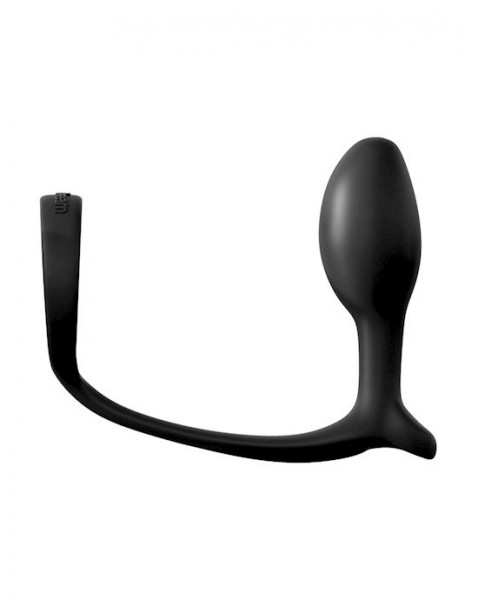 Anal Fantasy Collection Ass-gasm Cockring Beginners Butt Plug - Black
