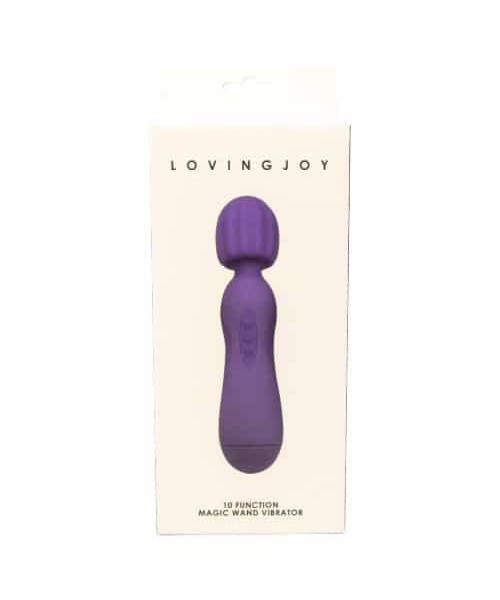 Loving Joy 10 Function Magic Wand Vibrator Purple — image 9 of 11