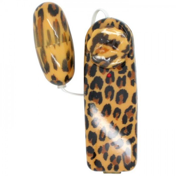 Leopard Print Vibrating Bullet - Strong Vibrations!