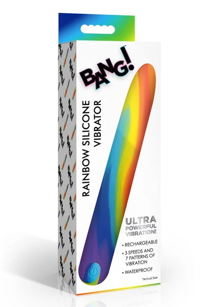 Bang! Rainbow Silicone Vibrator — image 6 of 7