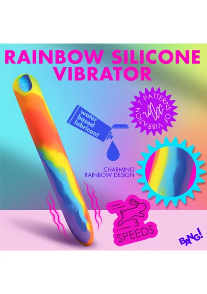 Bang! Rainbow Silicone Vibrator — image 2 of 7