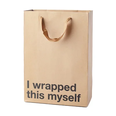 i wrapped this myself gift bag