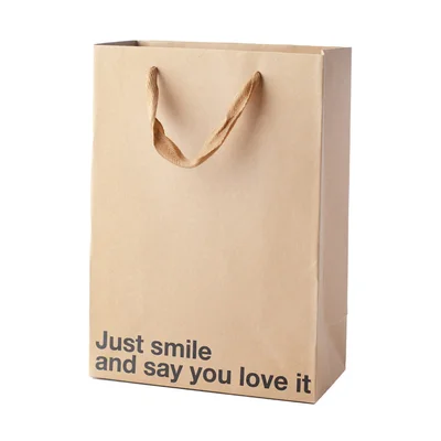 just smile gift bag