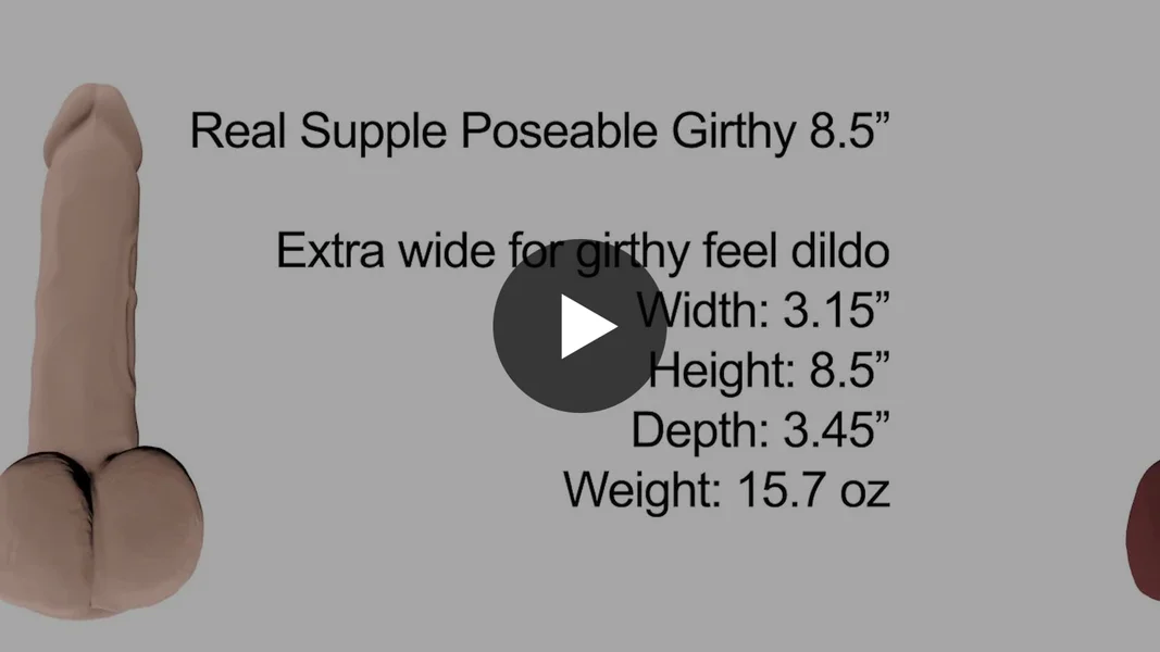 Real Supple Poseable Girthy Dark 8.5” — image 7 of 7