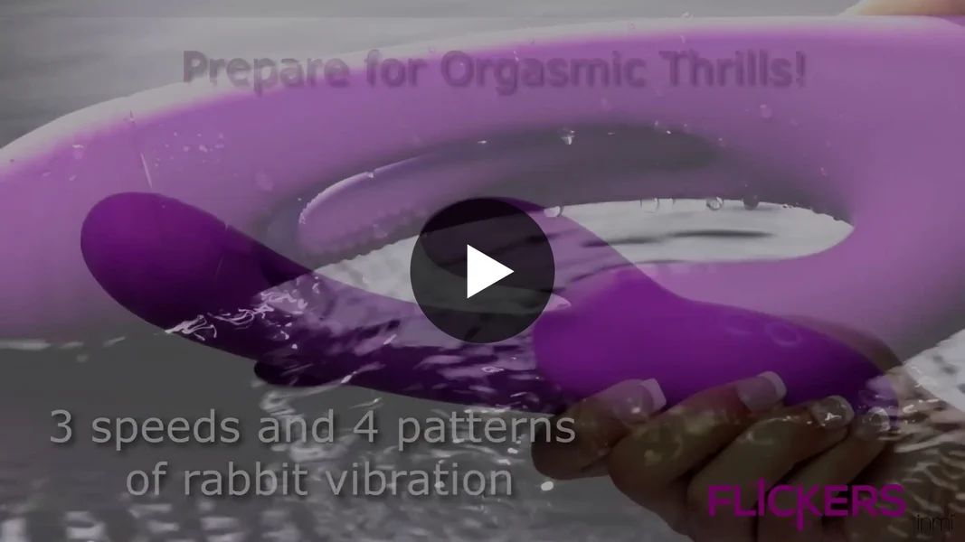 Tri-Flick Flicking Silicone Rabbit Vibrator — image 11 of 11
