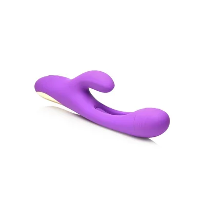 tri flick flicking silicone rabbit vibrator