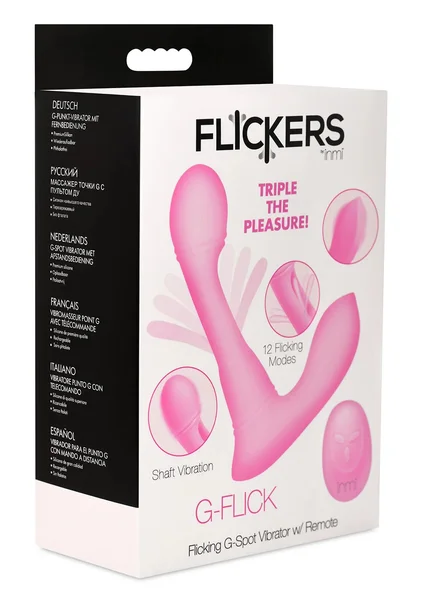 G-Flick Flicking G-Spot Vibrator with Remote — image 7 of 8