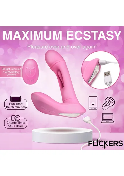 G-Flick Flicking G-Spot Vibrator with Remote — image 5 of 8