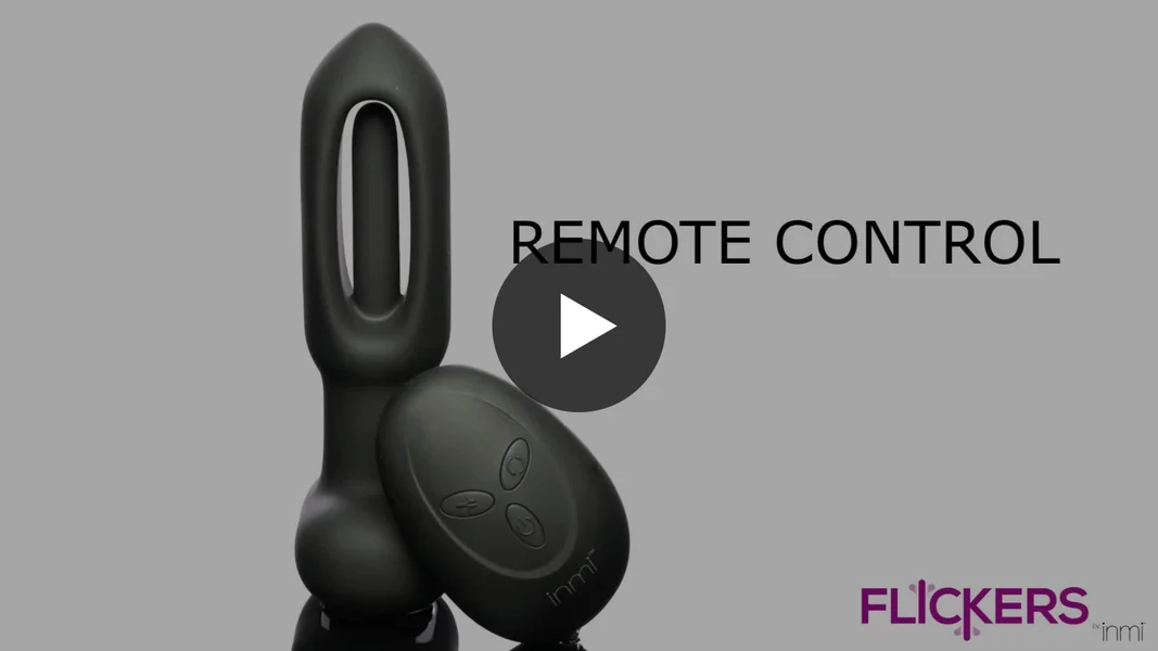 Bum Flick Flicking and Vibrating Silicone Butt Plug with Remote — image 8 of 8