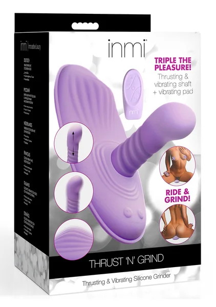 Thrust 'N' Grind Thrusting and Vibrating Silicone Grinder — image 9 of 10