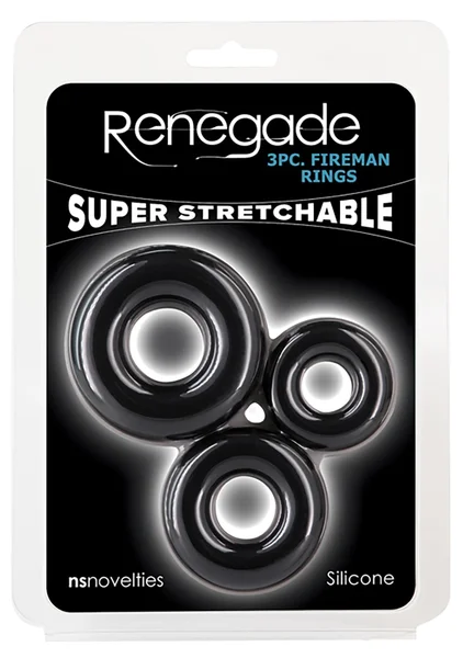 Renegade 3-Piece Fireman Rings — image 3 of 3