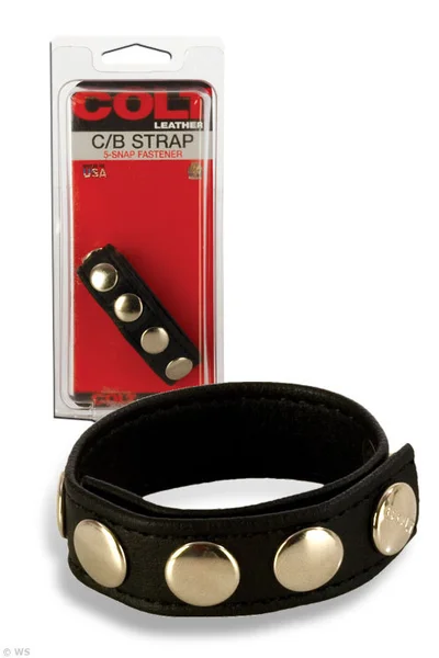COLT Adjustable 5 Snap Leather Cock Strap — image 2 of 2