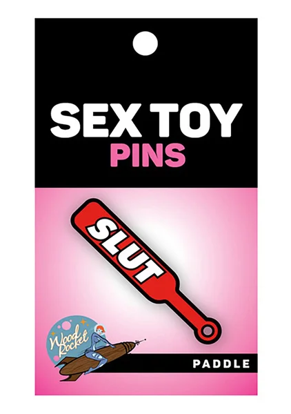 Slut Paddle Enamel Pin — image 2 of 2